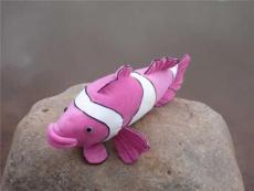 海乐园毛绒玩具粉色丑丑鱼