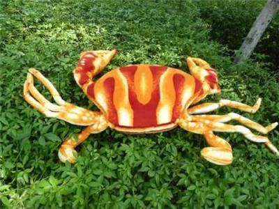 海乐园毛绒玩具红螃蟹