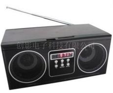 供应FM插SD卡U盘迷你音箱 锂电池木质音箱SU-13