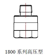 1800系列高压低速旋转接头