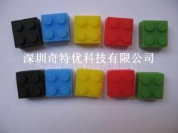 硅膠小積木U盤外殼 硅膠U盤外殼 動物U盤外殼
