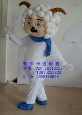 廣州粵然喜羊羊卡通服裝行走表演人偶