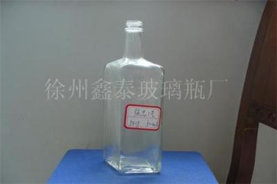 供应玻璃瓶/方酒瓶/果醋瓶/麻油瓶/徐州鑫泰玻璃瓶厂