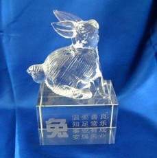 水晶兔工藝品 兔年紀念品 兔年水晶禮品 兔年生肖禮品