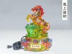 馬上發(fā)財 琉璃工藝品擺件 琉璃工藝品批發(fā)