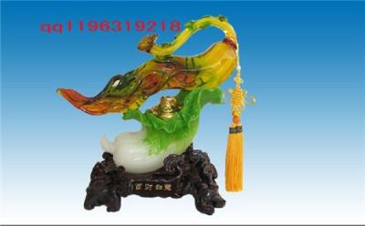 百財如意 琉璃工藝禮品 琉璃擺件工藝禮品