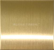 彩色不锈钢金黄拉丝装饰板 供应不锈钢细拉丝装饰板