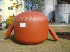 思嘉圆柱形耐候软体沼气池红囊沼气池设计图