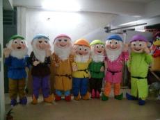 七个小矮人动漫人偶服装 舞台表演服装