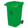 绿塑料垃圾筒 康洁环卫