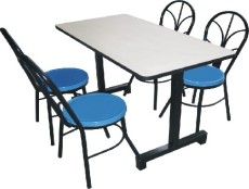 东莞华业专业生产餐桌椅 餐台椅 靠背餐桌椅