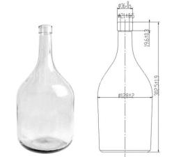 玻璃瓶 酒瓶/葡萄酒瓶/白酒瓶/乳白瓶/徐州鑫泰玻璃