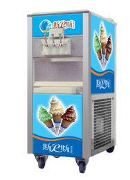 软冰淇淋机/三色冰淇淋机/立式冰淇淋机/北京冰淇淋机