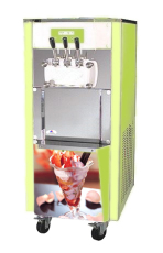 三色软冰激淋机北京立式冰激淋机