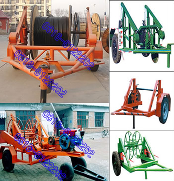 电缆拖车 电缆收放线车 机动多功能收放线车