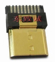 19PIN HDMI C-TYPE铜壳镀镍连接器