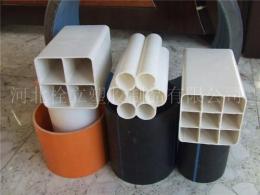 PVC九孔格栅管 四孔格栅管 河北栓立塑胶制品有限公