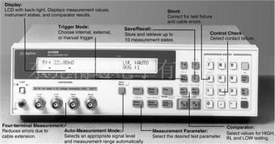 AGILENT 4338B高阻表现货出售安捷伦 4338B