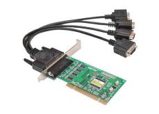 4口工业级RS-232 PCI多串口卡UT-764
