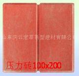 供应宏泰主销产品100x200红色压力砖 质量好 价