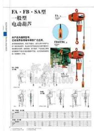 FA.FB.SA型一般型电动葫芦-日本大象手拉葫芦