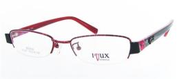 眼镜架批发供应IVUX107品牌女式半框混合镜架眼镜