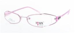 眼镜架批发供应IVUX130品牌女式半框混合镜架眼镜