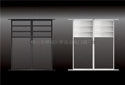 纤维网固定推拉式趟门 首选康柏诗金属门窗