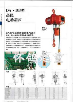 DA.DB型高级电动葫芦