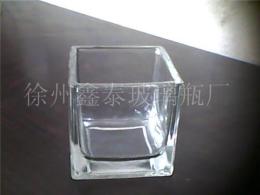 供应蜡烛台玻璃瓶 玻璃方缸 玻璃瓶厂 徐州玻璃瓶厂