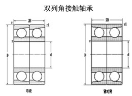 供應(yīng)4038D軸承 雙列角接觸球軸承 SKF軸承