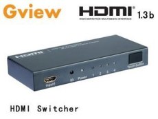 GH401U HDMI切换器1.3b 四进一出 HDMI4X1 遥控切换