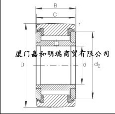 厦门满装滚针滚轮NATV17-PP 嘉和明瑞