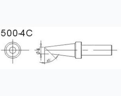 500-4C快克无铅烙铁咀